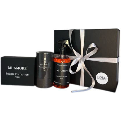 Mi Amore Luxe Giftset – Eau de Parfum, Huisparfum & Autoparfum